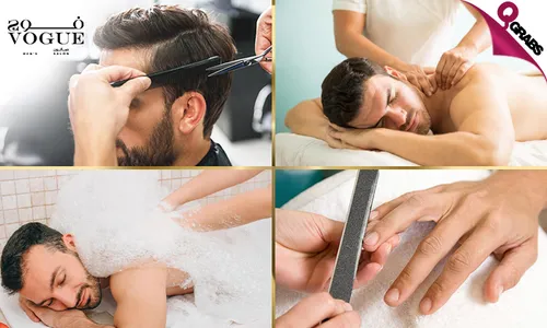 Ultimate Men’s Grooming: Haircut, Shave, Moroccan Bath, Manicure & Massage at The Pearl!